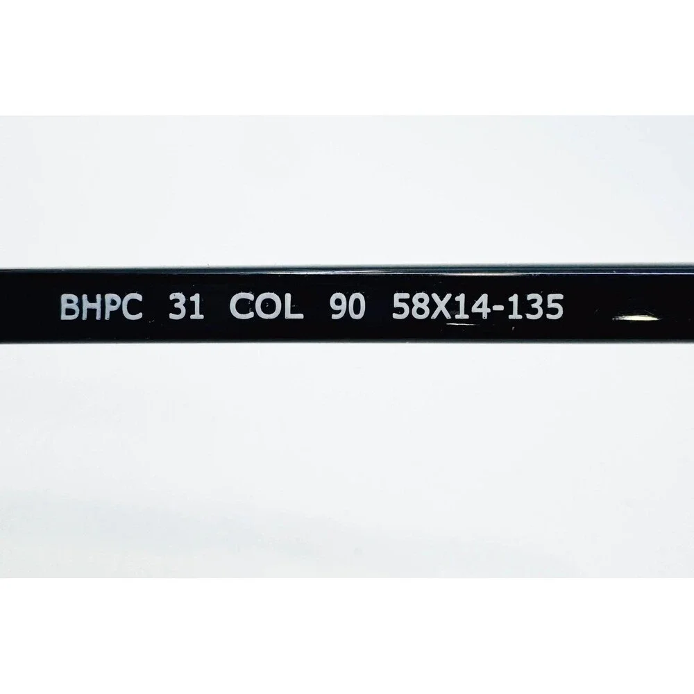 Beverly Hills Polo Club Eyeglasses Mens Black BHPC 31 COL 90 58-14-135 58mm
